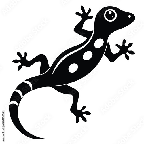 gecko vector sihouette 