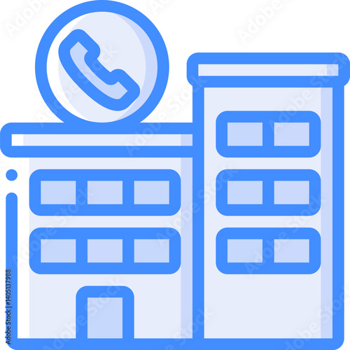 call center (2) Illustration on a white background     