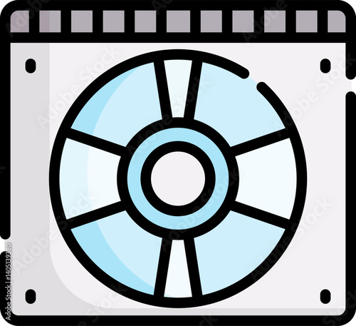 cd Illustration on a white background   
