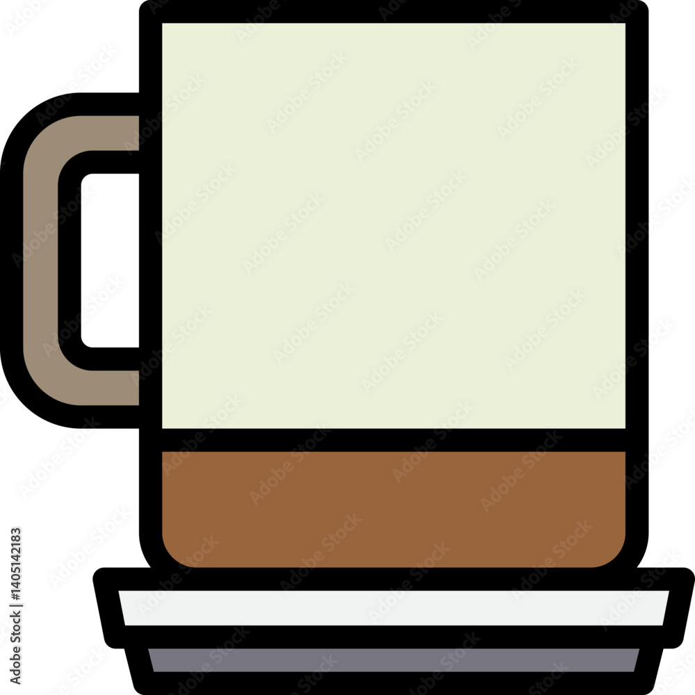 coffee mug Illustration on a white background coffee mug Illustration on a white background