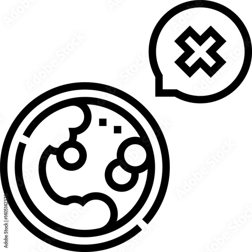 colesterol Illustration on a white background   
