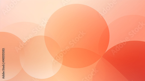 Abstract orange and white gradient geometric circle design, ideal for futuristic web backgrounds, banners, and advertisements.

