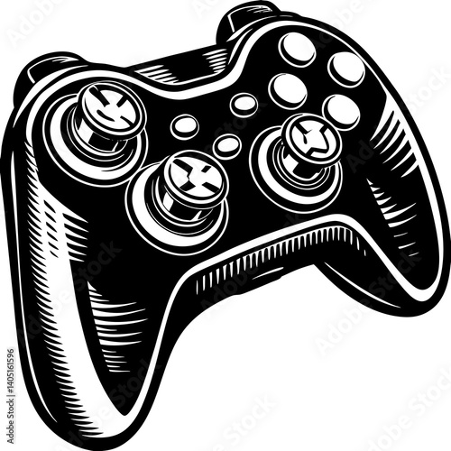 video game controller   vector illustration 