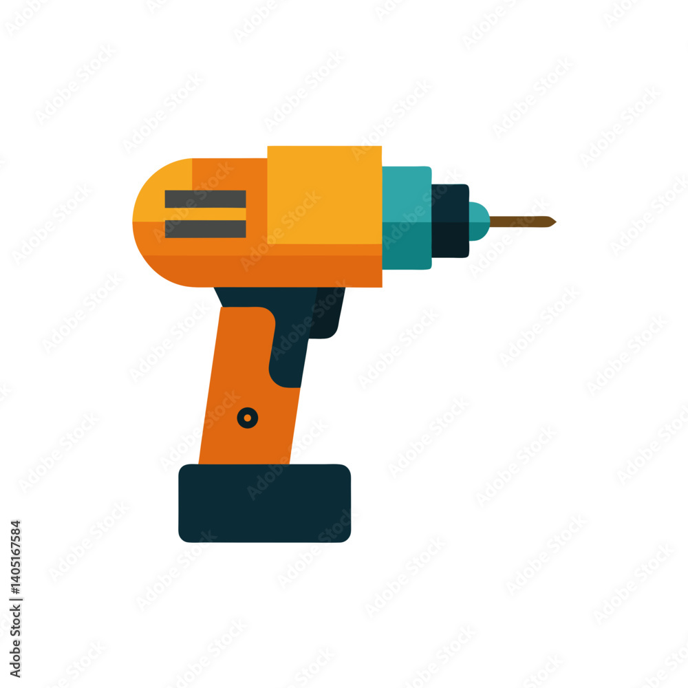 drill-vector-illustration-on-white-background drill-vector-illustration-on-white-background
