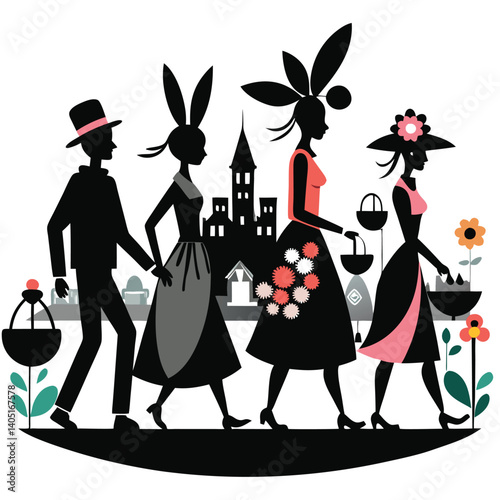 "Easter Joy: Springtime Celebrations, Faith, and Family Moments"