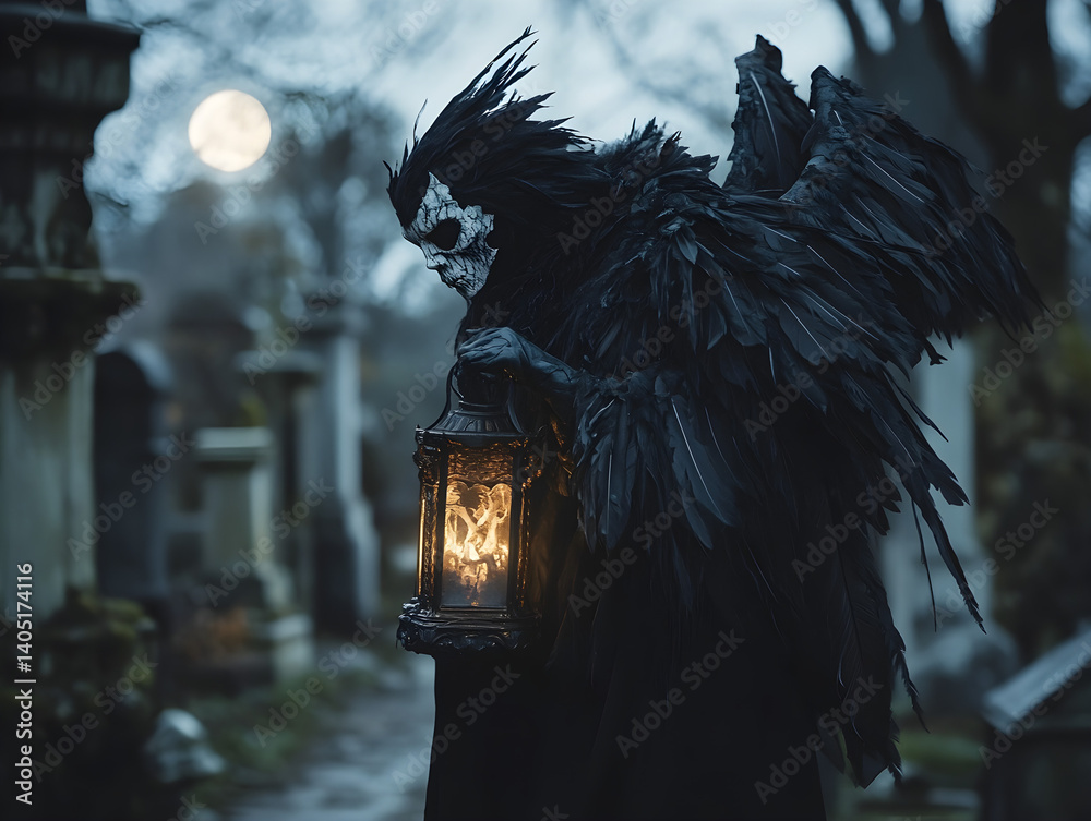 Fototapeta premium Moribrae: The Lantern of Wailing Silence