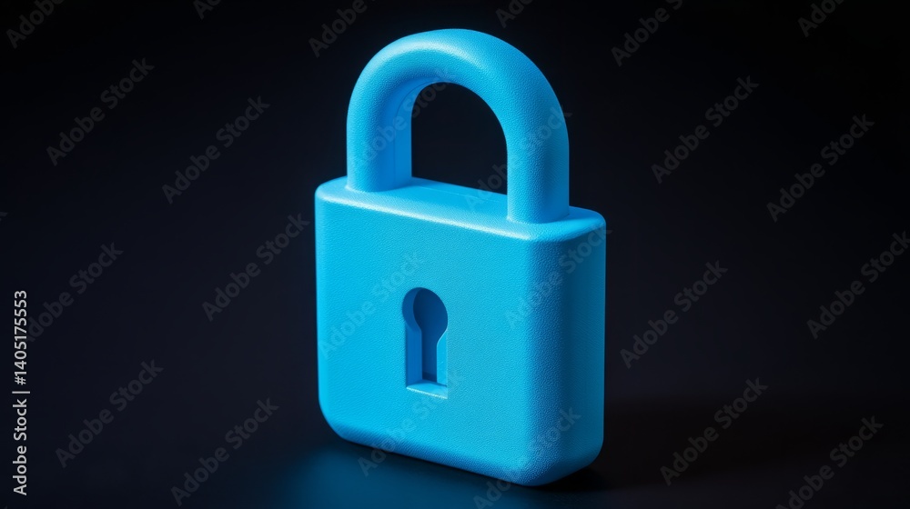 Abstract blue digital padlock symbolizing cybersecurity and data protection.
Abstract blue digital padlock symbolizing cybersecurity and data protection.