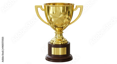 Isolated Gold Cup