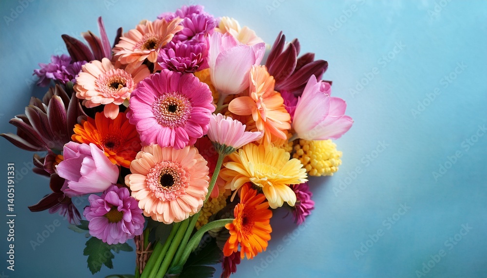 Bouquet of colorful fresh flowers Bouquet of colorful fresh flowers