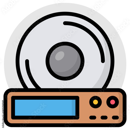 Perfect design icon of CD rom