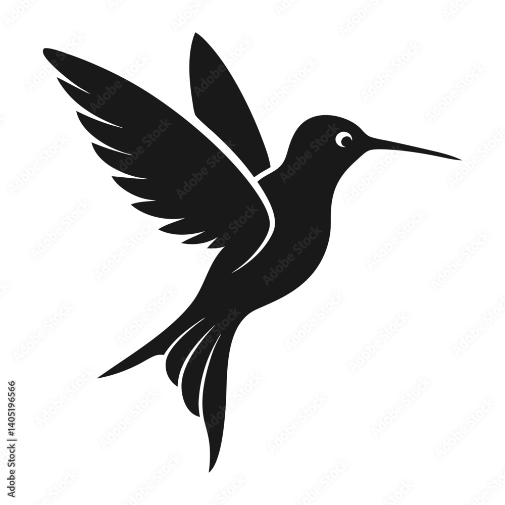 Obraz premium hummingbird vector illustration
