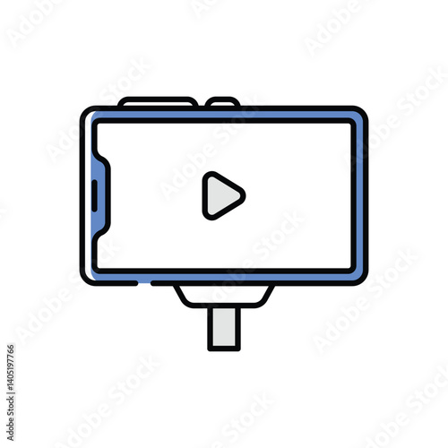 Video Chat Vector icon
