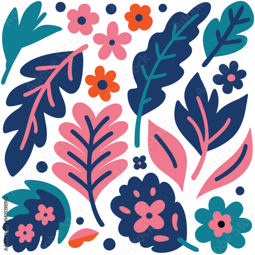 Seamless flowers.Vintage botanical flowers. Floral seamless patterns. Style for banners, wallpaper, posters, websites, online.Vector illustration  fabric, interior decor and other users design.

