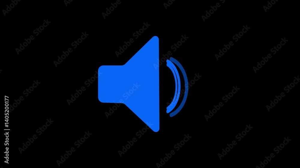 Speaker icon animated with speaker volume animation, microphone, sound voice speaker icon animated, speaker icon animated on black background, icon symbol, animated video, sign, loud, speaking Speaker icon animated with speaker volume animation, microphone, sound voice speaker icon animated, speaker icon animated on black background, icon symbol, animated video, sign, loud, speaking