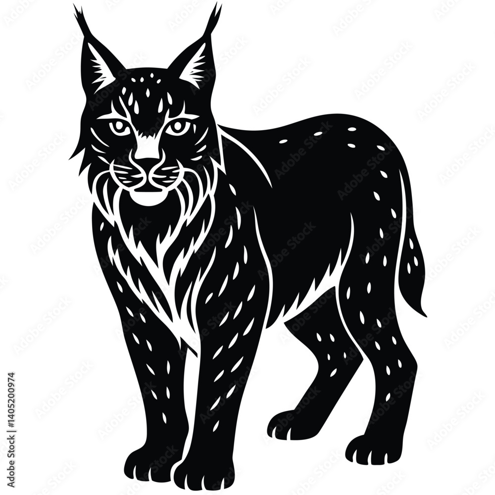 Obraz premium lynx vector