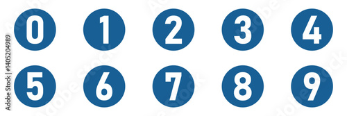 set of numbers and symbols icons. number icon on white background. number icon.