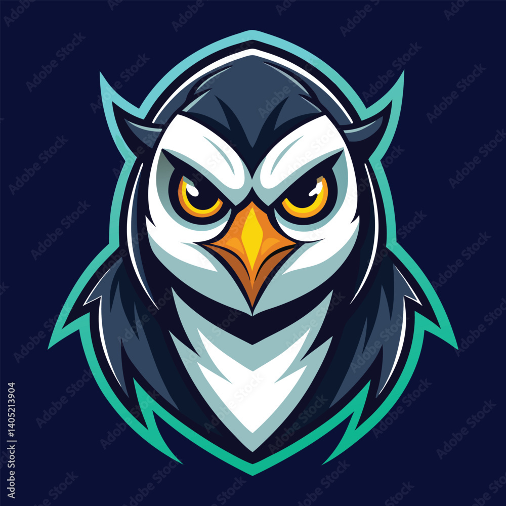 Obraz premium penguin on a white background