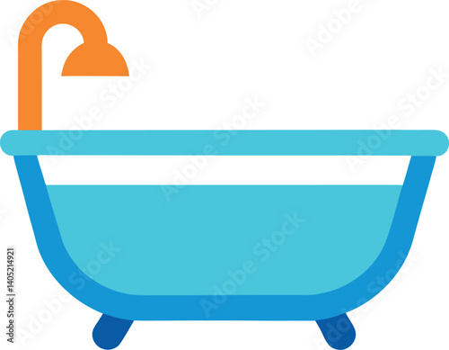 shower in the bathroom
