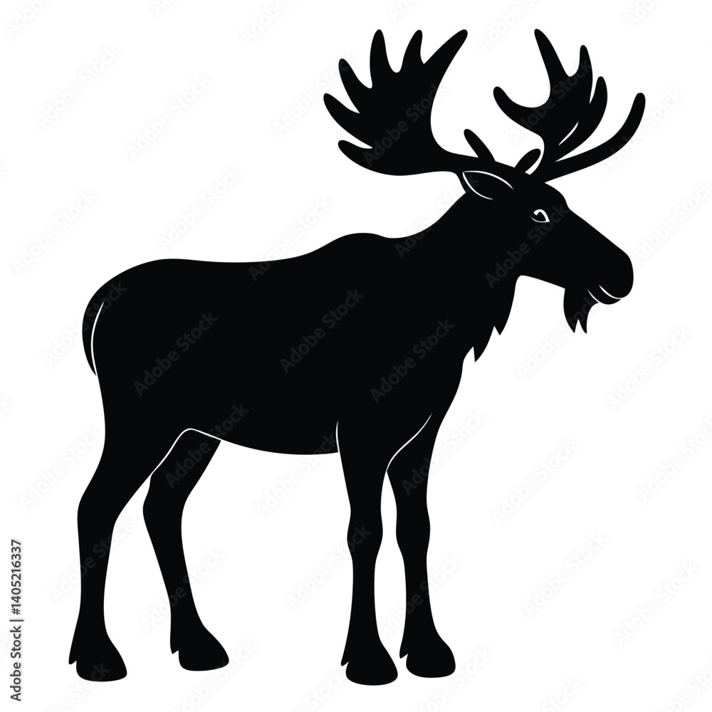 Fototapeta premium moose vector