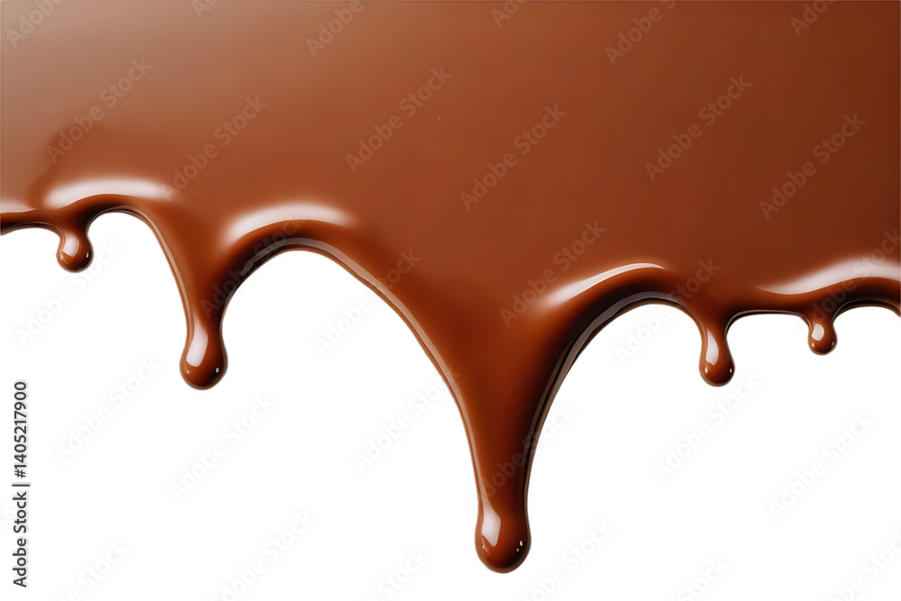 Chocolate Syrup Drips Over Chocolate Background - Sweet Dessert Sauce Close-Up - Food Photography Chocolate Syrup Drips Over Chocolate Background - Sweet Dessert Sauce Close-Up - Food Photography