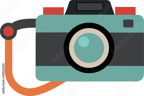 photo camera icon vector