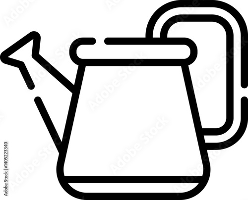 watering can Illustration on a white background    