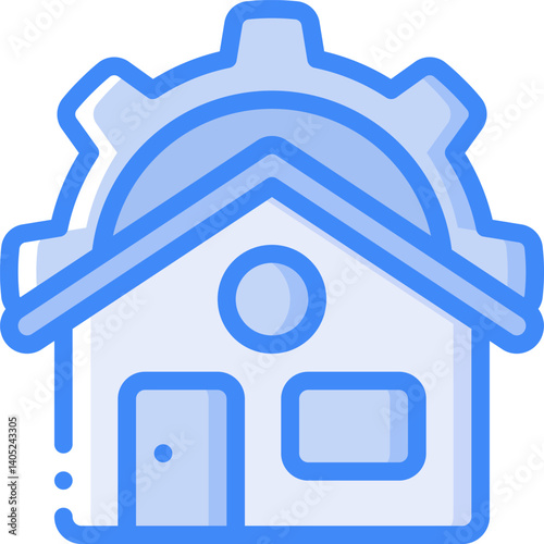 civil engineering Illustration on a white background     