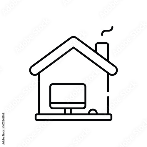 Home Office Vector icon
