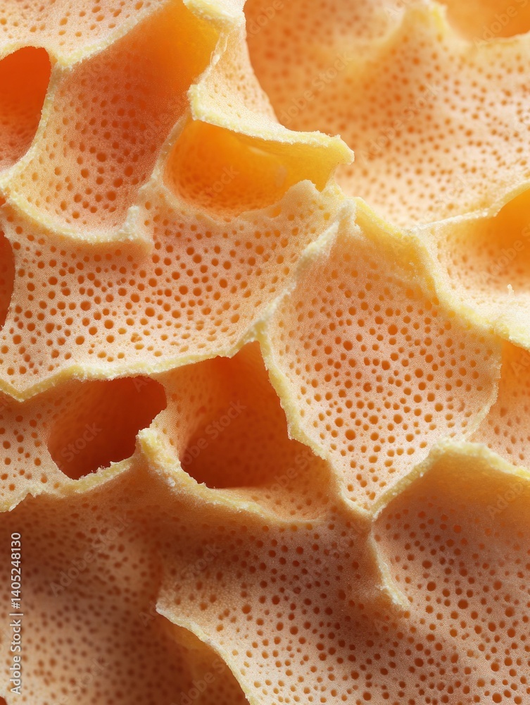 Detailed Close-Up of Intricate Coral Structure with Porous Surface Texture Detailed Close-Up of Intricate Coral Structure with Porous Surface Texture