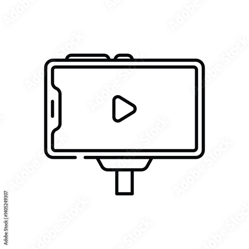 Video Chat Vector icon