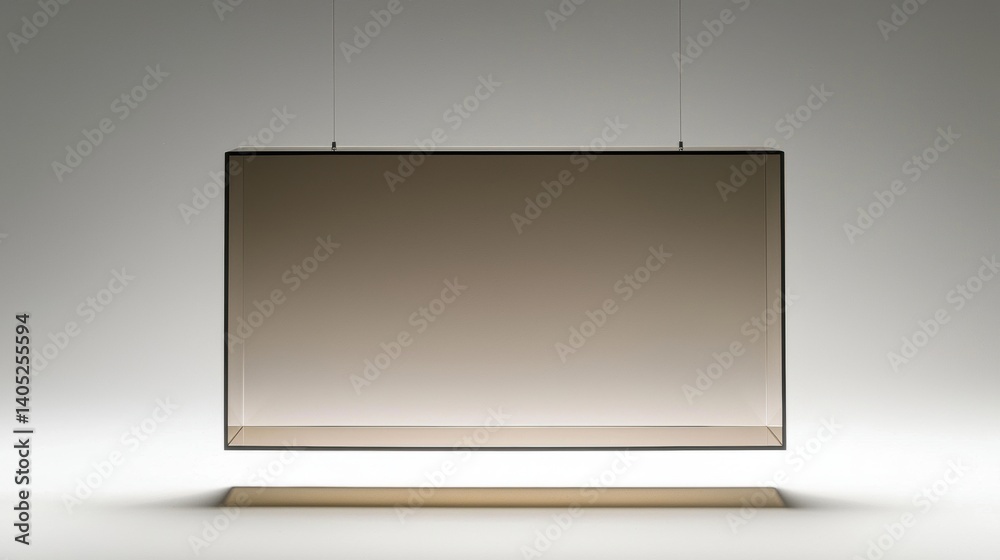 Obraz premium A minimalist art piece suspended from the ceiling.