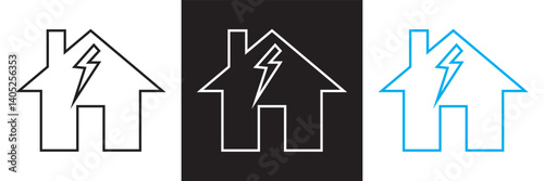 Public and private utilities icon. Vector for websites, mobile interfaces, presentations, banner, visual branding etc. Vector illustration. EPS 10
