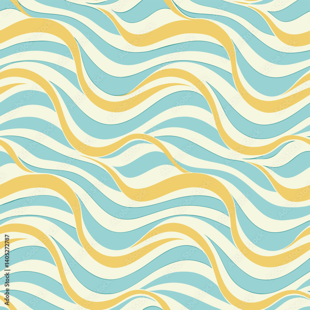 seamless waves pattern seamless waves pattern