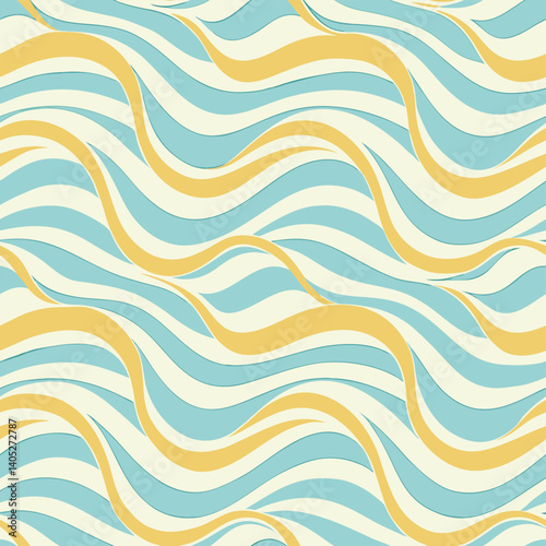 seamless waves pattern