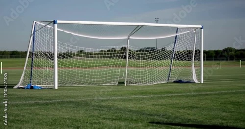 Wallpaper Mural soccer goal net Torontodigital.ca