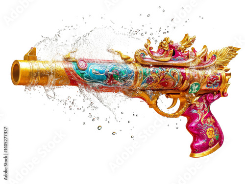 Color Cannon of Songkran