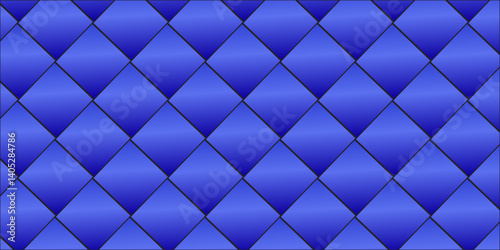 Stylish blue geometric pattern with a seamless luxury texture background