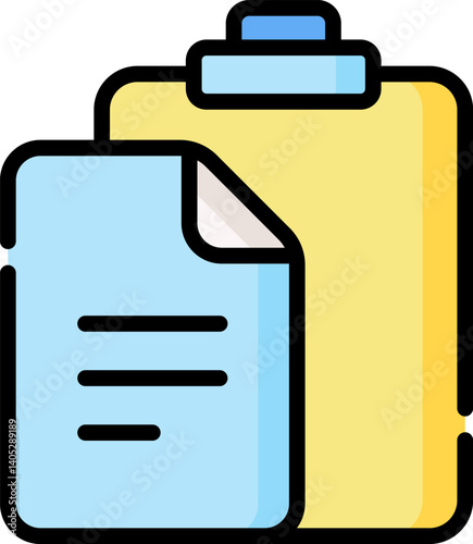 paste Illustration on a white background     