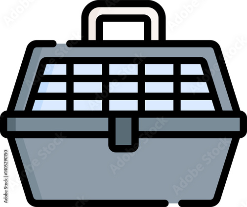pet carrier Illustration on a white background     