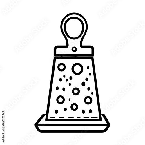 Simple black outline of three cheese wedges