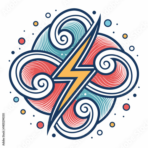 Create a vector logo for a creative agency with a bold stroke.  The logo should be visually striking and modern.