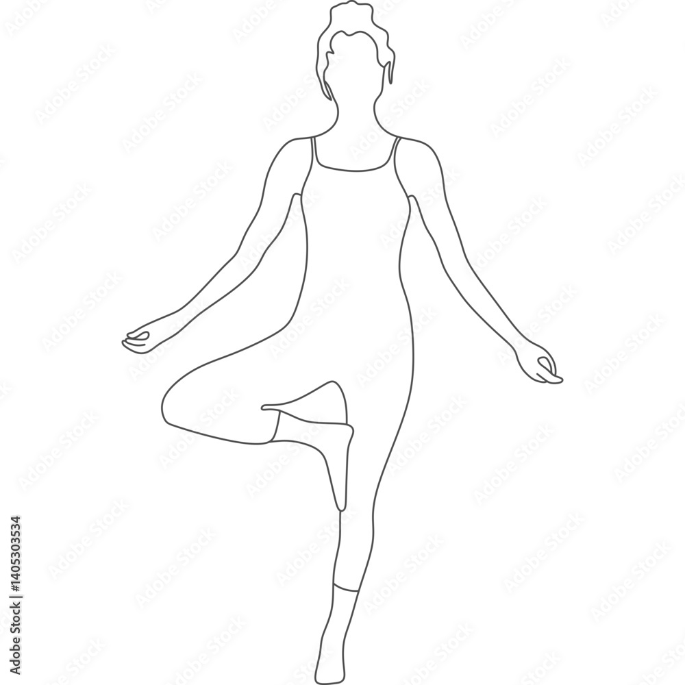 Yoga Pose Line Art Yoga Pose Line Art