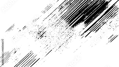 Dust particle and dust grain texture or dirt overlay use effect Texture black and white abstract grunge style.