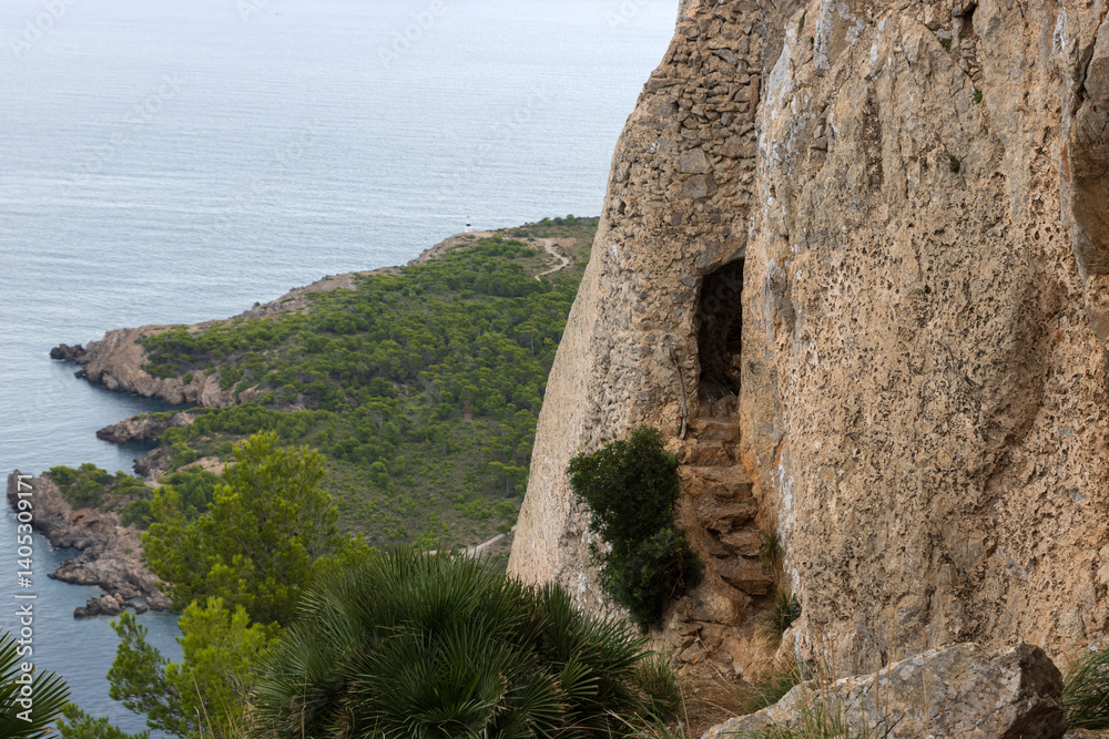 Wanderweg zum Mirador Penya del Migdia.