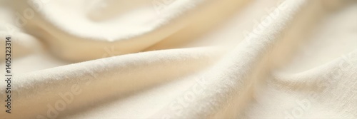 Beige linen, gently rumpled, blurred folds, soft light, neutral aesthetic , elegant, beige photo
