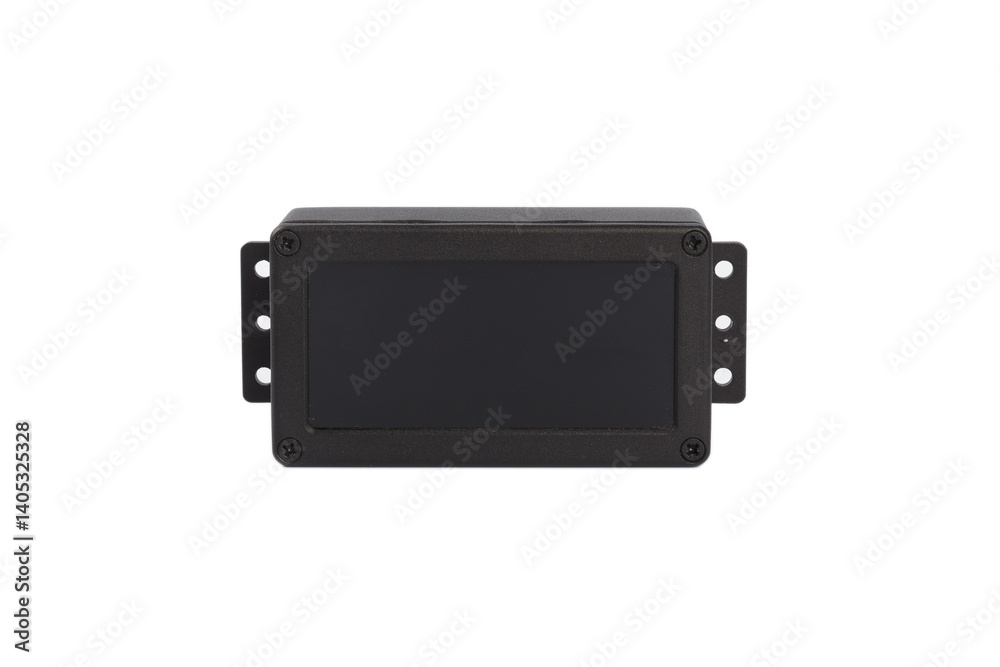 Modern electronic device on white background