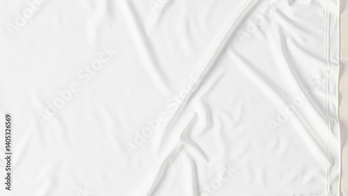 white fabric background
