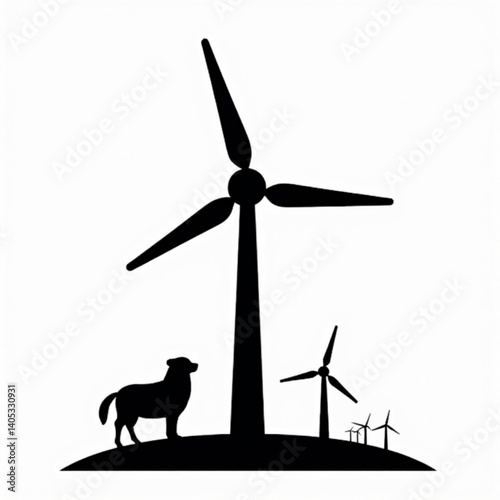 The effect of Noise Pollution from Wind Engines on Animals