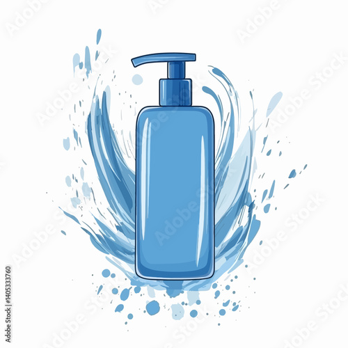 blue bottle liquid soap