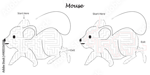 Engage young minds with this fun and educational mouse-themed maze for kids! This printable activity features an exciting maze puzzle designed to challenge children’s problem-solving skills. 